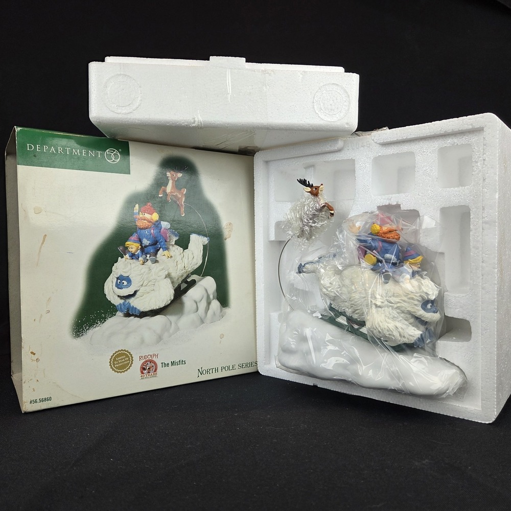 The Misfits Rudolph 56860 North Pole Village Department Dept 56 Christmas - Picture 16 of 16